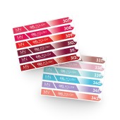 Adesivo colore per tip su bastoncino
