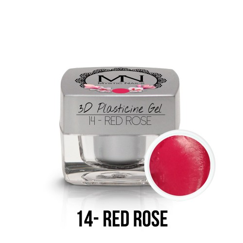 3D Plastilina Gel - 14 - Red Rose - 3,5g