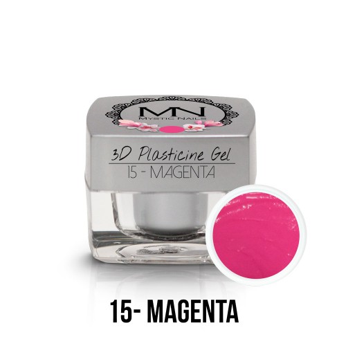 3D Plastilina Gel - 15 - Magenta - 3,5g