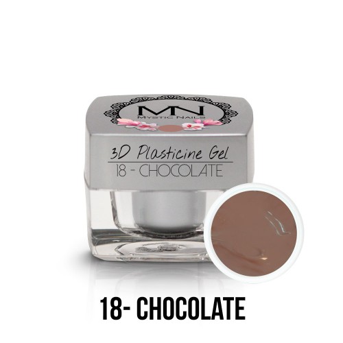 3D Plastilina Gel - 18 - Chocolate - 3,5g