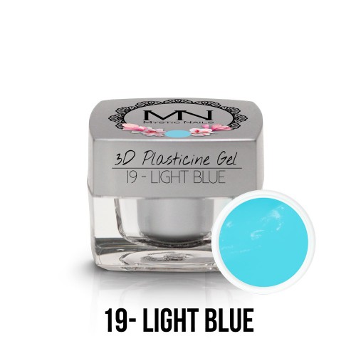 3D Plastilina Gel - 19 - Light Blue - 3,5g