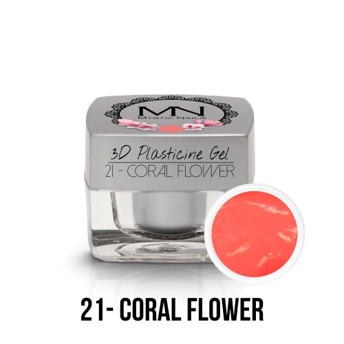3D Plastilina Gel - 21 - Coral Flower - 3,5g