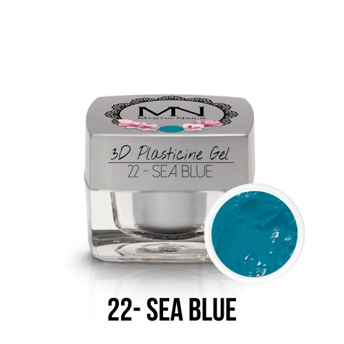 3D Plastilina Gel - 22 - Sea Blue - 3,5g