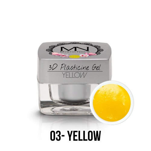 3D Plastilina Gel - 03 - Yellow - 3,5g