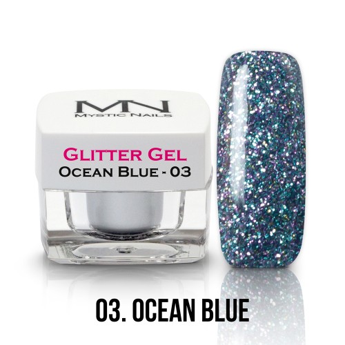 Gel Glitter - no.03. - Ocean Blue - 4g