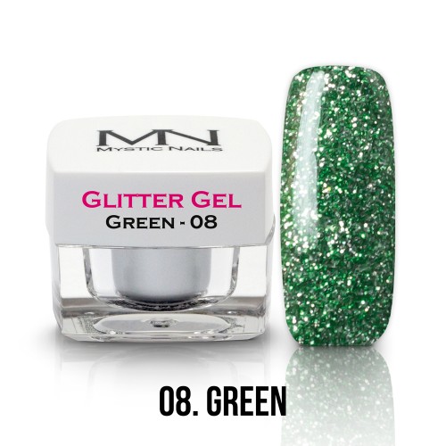 Gel Glitter - no.08. - Green - 4g