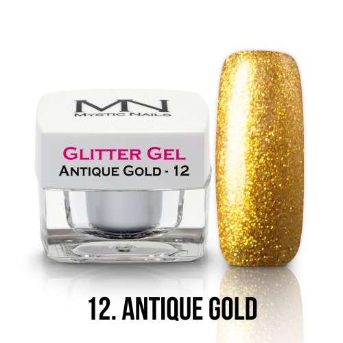 Gel Glitter - no.12. - Antique Gold - 4g