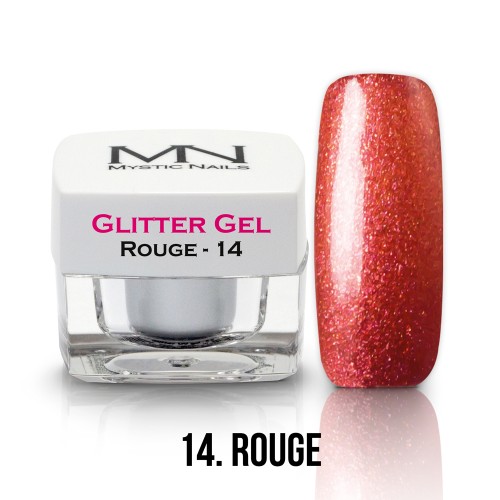 Gel Glitter - no.14. - Rouge - 4g