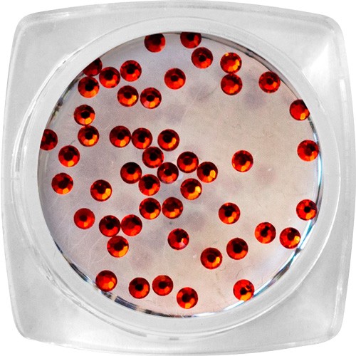 Pietre Crystal - arancio, SS4 - 50 pz/ barattolo