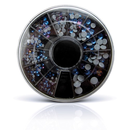 Ruota Strass- R-284-31 - camaleonte blu