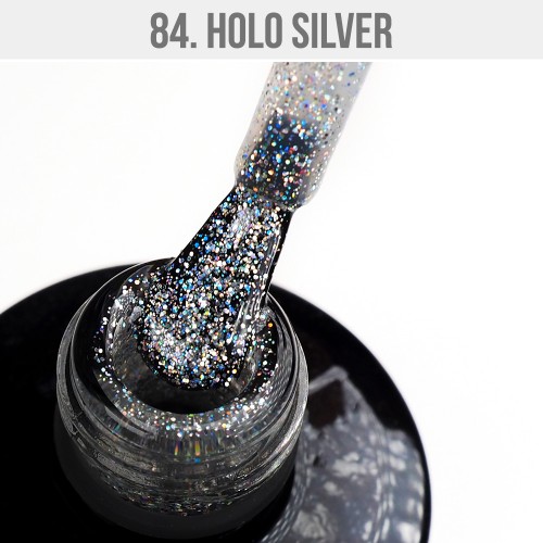 Gel Polish 84 - Holo Silver 12ml 