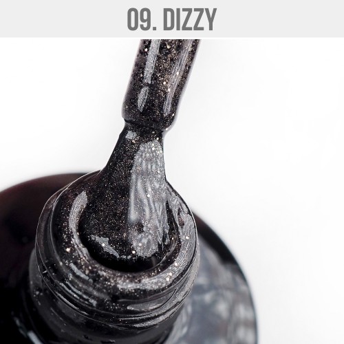Gel Polish Dizzy 09 - Dizzy Black Galaxy 12ml 