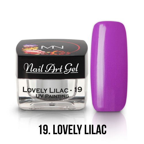 UV Nail Art Gel- 19 - Lovely Lilac - 4g