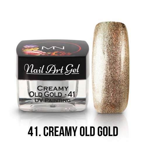 UV Nail Art Gel - 41 - Creamy Old Gold - 4g