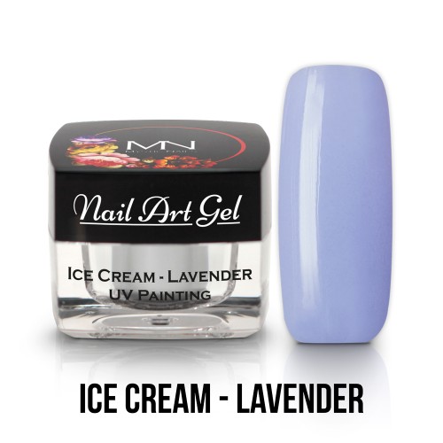 UV Nail Art Gel- Ice Cream - Lavender - 4g