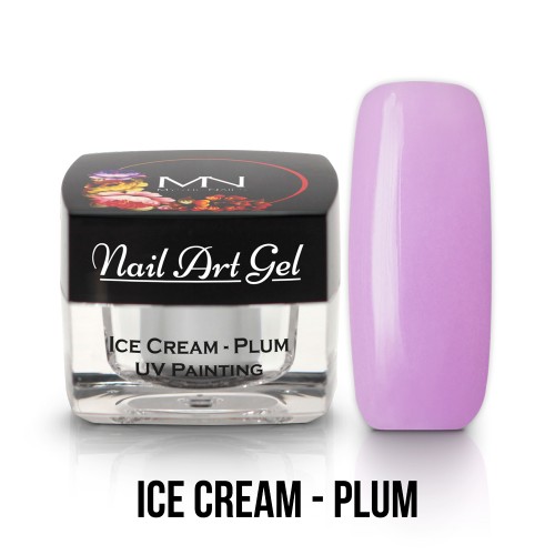 UV Nail ARt Gel- Ice Cream - Plum - 4g