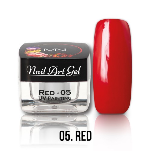 UV Nail Art Gel- 05 - Red - 4g