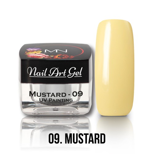 Nail Art Gel- 09 - Mustard (HEMA-free) - 4g