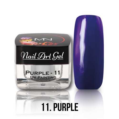UV Nail Art Gel- 11 - Purple - 4g