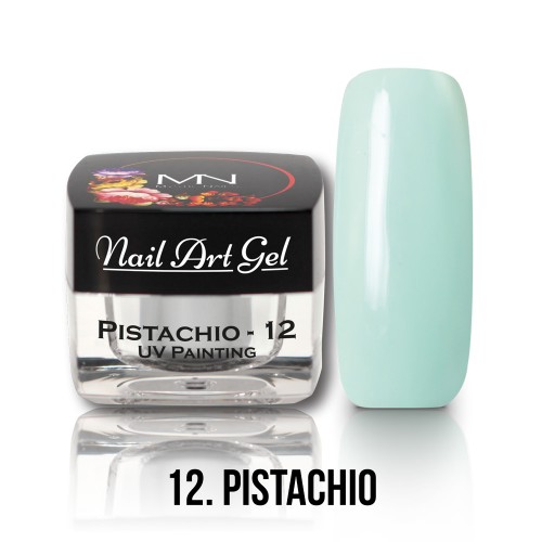 UV Nail Art Gel- 12 - Pistachio - 4g