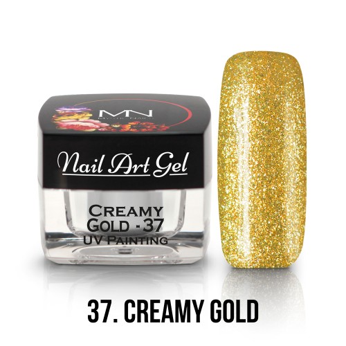 Nail Art Gel - 37 - Creamy Gold - 4g