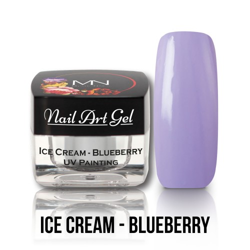 UV Nail Art Gel- Ice Cream - Blueberry - 4g