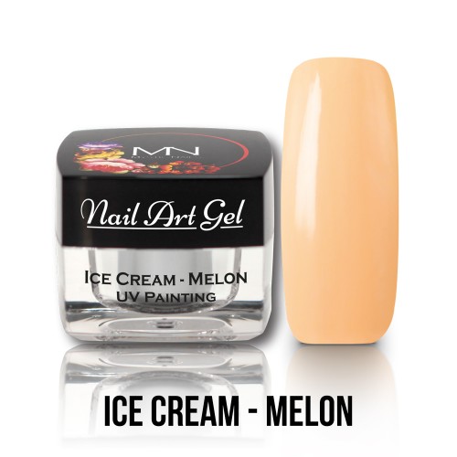 UV Nail Art Gel- Ice Cream - Melon - 4g