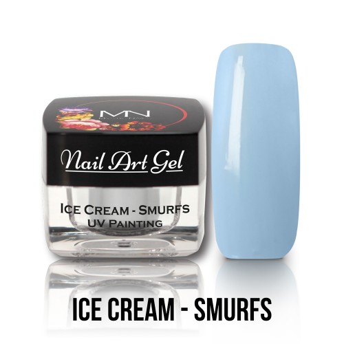 Nail Art Gel- Ice Cream - Smurfs (HEMA-free) - 4g