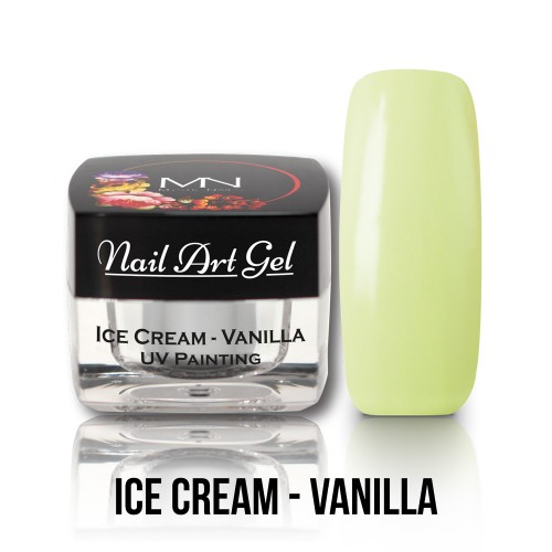 Nail Art Gel- Ice Cream - Vanilla (HEMA-free) - 4g
