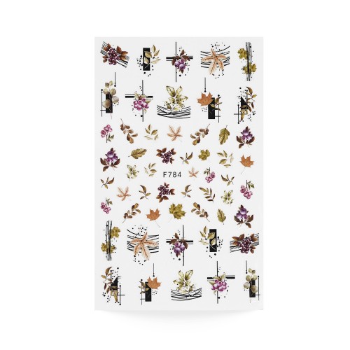 Adesivo per unghie - Autunnale 06