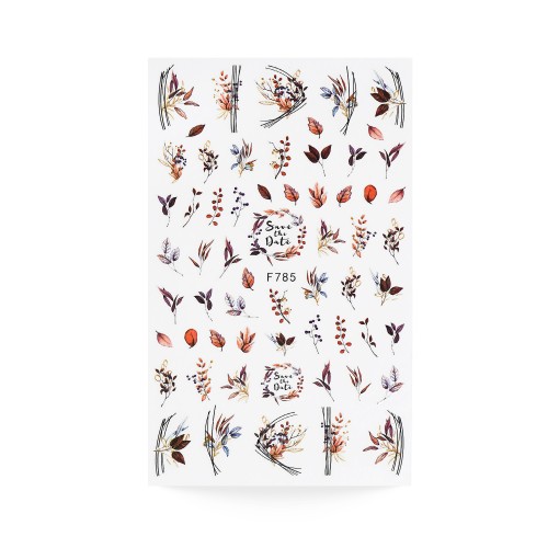 Adesivo per unghie - Autunnale 07