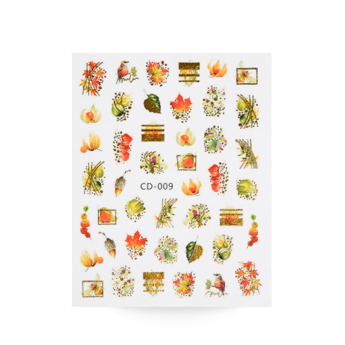 Adesivo per unghie - Autunnale 09