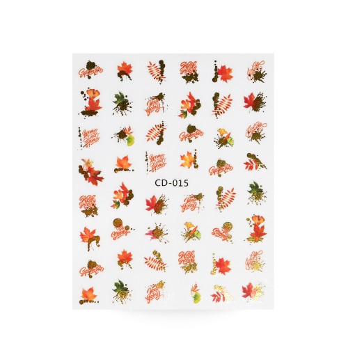 Adesivo per unghie - Autunnale 12