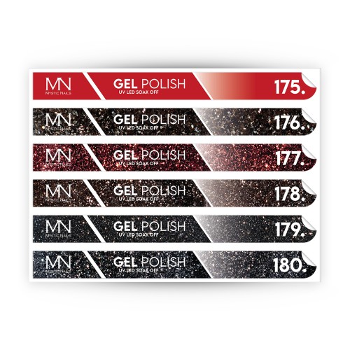 Tip Stick Gel Polish Sticker - 175-180