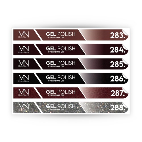 Tip Stick Gel Polish Sticker - 283-288