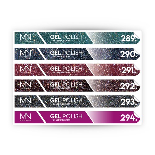 Tip Stick Gel Polish Sticker - 289-294