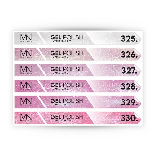 Tip Stick Gel Polish Sticker - 325-330