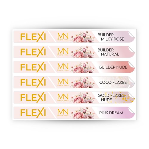 Tip Stick Gel Polish Sticker - Flexi collection 02