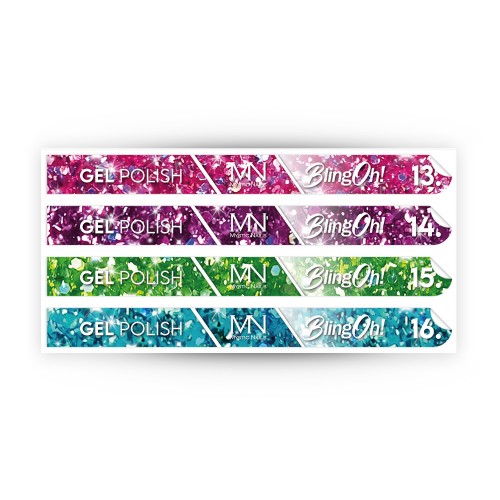 Tip Stick Gel Polish Sticker - BlingOh 13-16