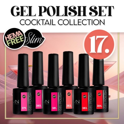 Gel Polish Set 17 - Collezione Coctail (HEMA-free) - 6 pz x 6ml