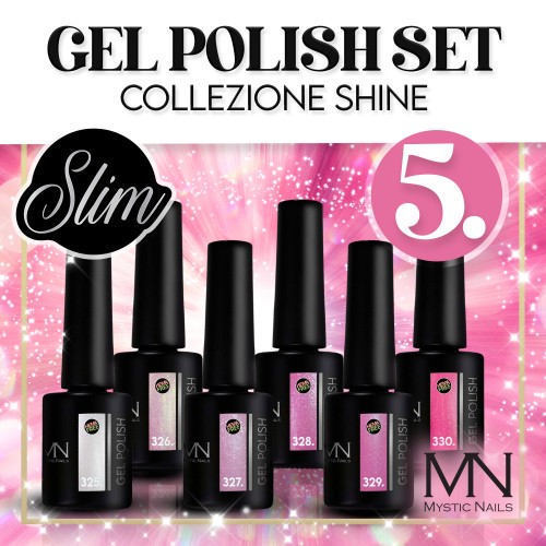 Gel Polish Set 05 - Collezione Shine (HEMA-free) - 6 pz x 6ml