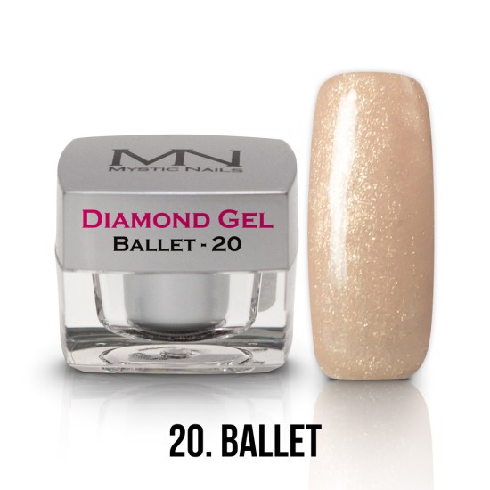 Gel Diamond - no.20. - Ballet - 4g