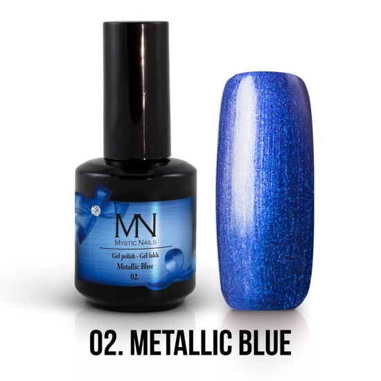 Gel Polish Metallic 02 - Metallic Blue 12ml 
